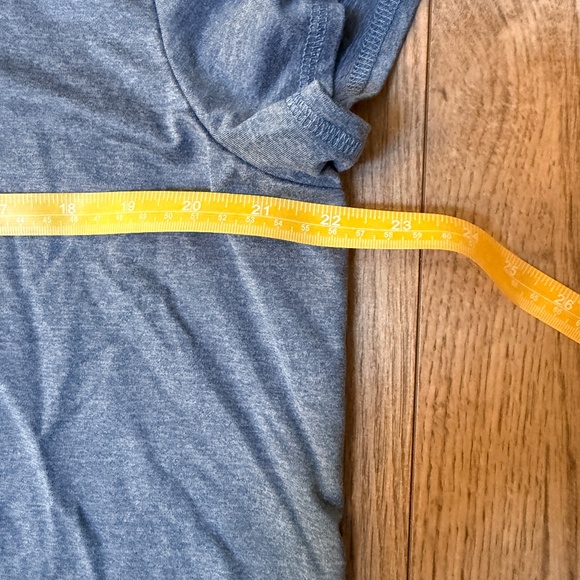 Quince Womens Flowknit Breeze Tee in Heather sky blue size XL - Picture 7 of 7